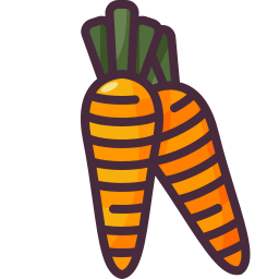 zanahorias icono