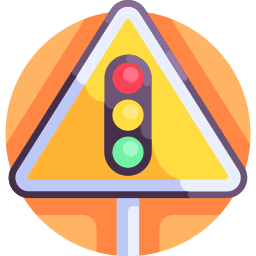 Traffic lights icon