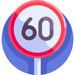 Speed limit icon