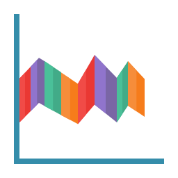 graphique à barres Icône