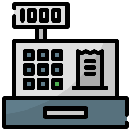 caja registradora icono