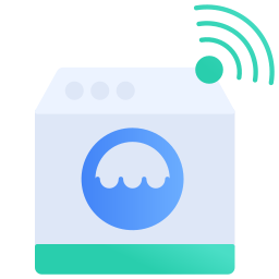 Smart washing machine icon