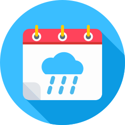 jour de pluie Icône
