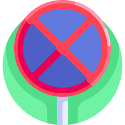 No stopping icon