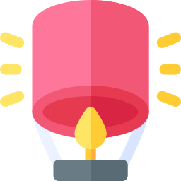 Sky lantern icon