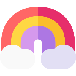 arco iris icono