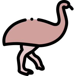 pájaro elefante icono