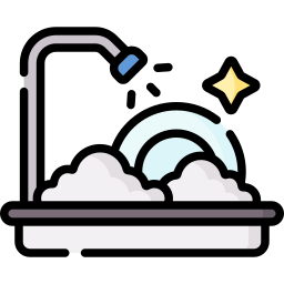 Dish washing icon