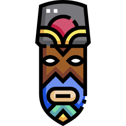 African mask icon