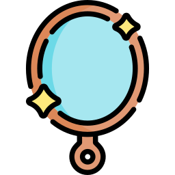 Hand mirror icon