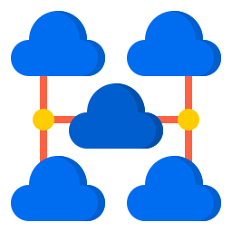 computación en la nube icono