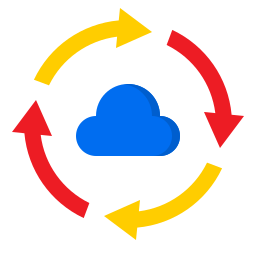 transferencia de datos icono