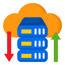 transferencia de datos icono