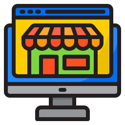 Online shop icon