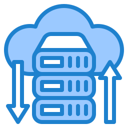 transferencia de datos icono