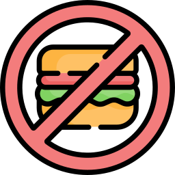 No fast food icon