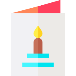 Birthday card icon
