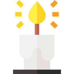 świeca ikona