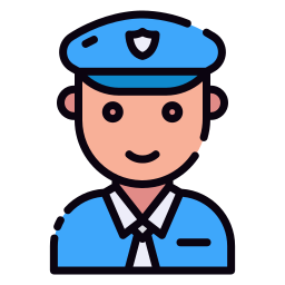 policía icono