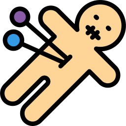 Voodoo doll icon