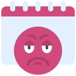 Angry face icon