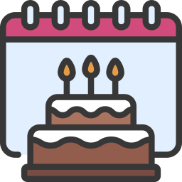 Birthday cake icon