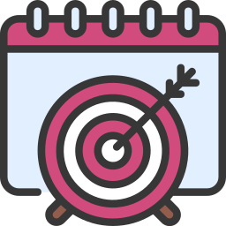 objetivo circular icono
