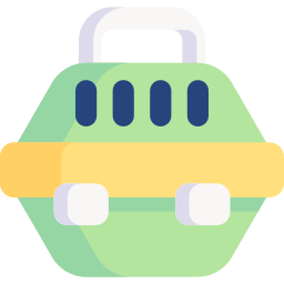 Pet carrier icon