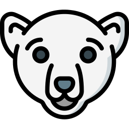 oso polar icono