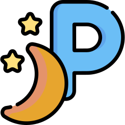 Night parking icon