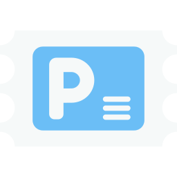 bilet parkingowy ikona