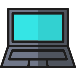 Laptop computer icon