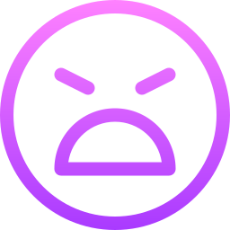 boos gezicht icoon