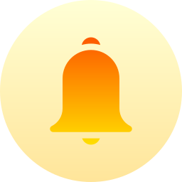 campana de notificación icono