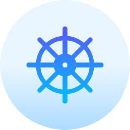 Dharma wheel icon