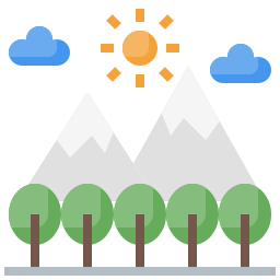 montaña icono