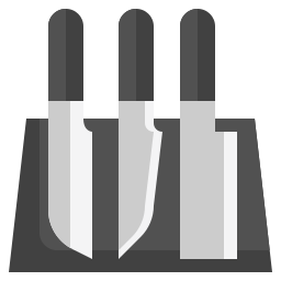 bloque de cuchillos icono