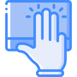 Three fingers icon