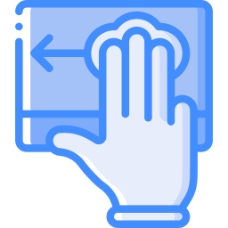 Three fingers icon