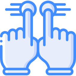 deux doigts Icône