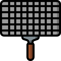 Grilling basket icon