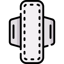 almohadilla de tela icono