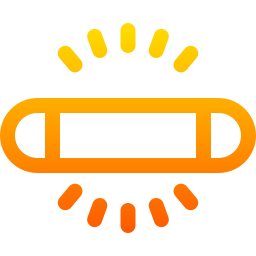 lumière fluorescente Icône