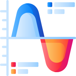 gráfico de onda icono