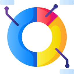 diagramme circulaire Icône