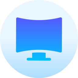 Curved screen icon