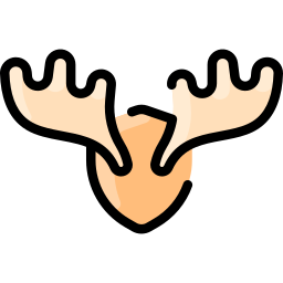 cuernos de ciervo icono