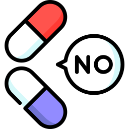 geen antibiotica icoon