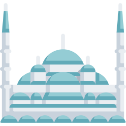 mezquita azul icono