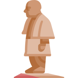 standbeeld van eenheid icoon